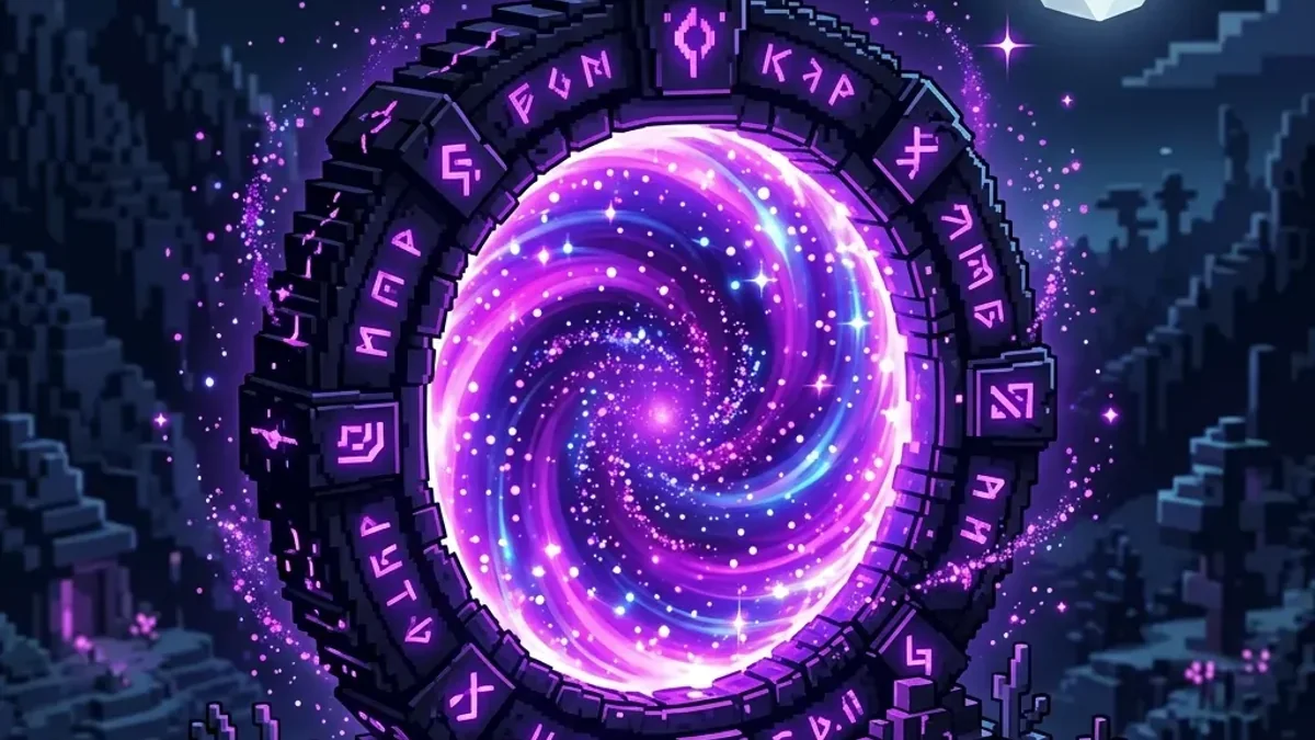 circular portal designs minecraft