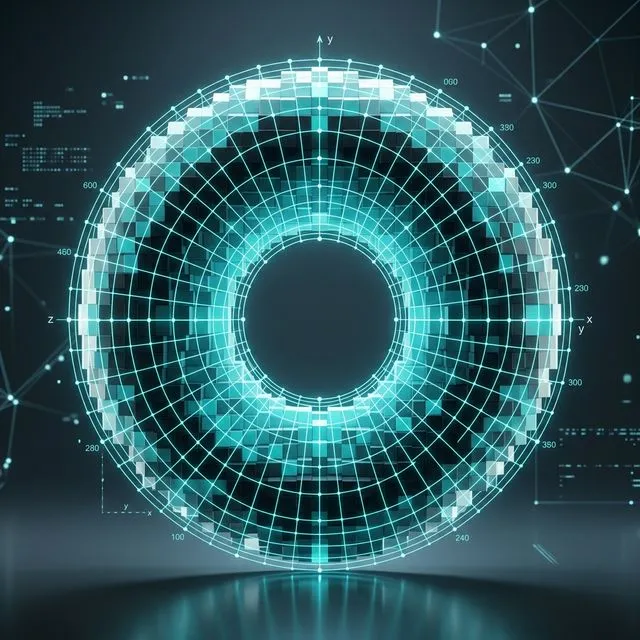 Mathematical visualization of Minecraft toroids